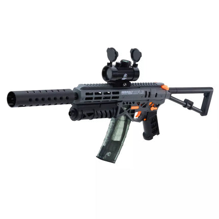 Juodas MK7 vandens kulkų šautuvas