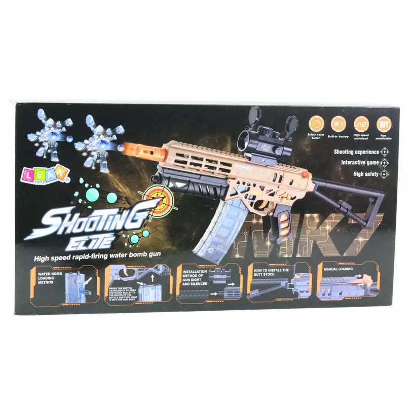 Juodas MK7 vandens kulkų šautuvas