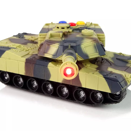 Karinis tankas su garso ir šviesos efektais