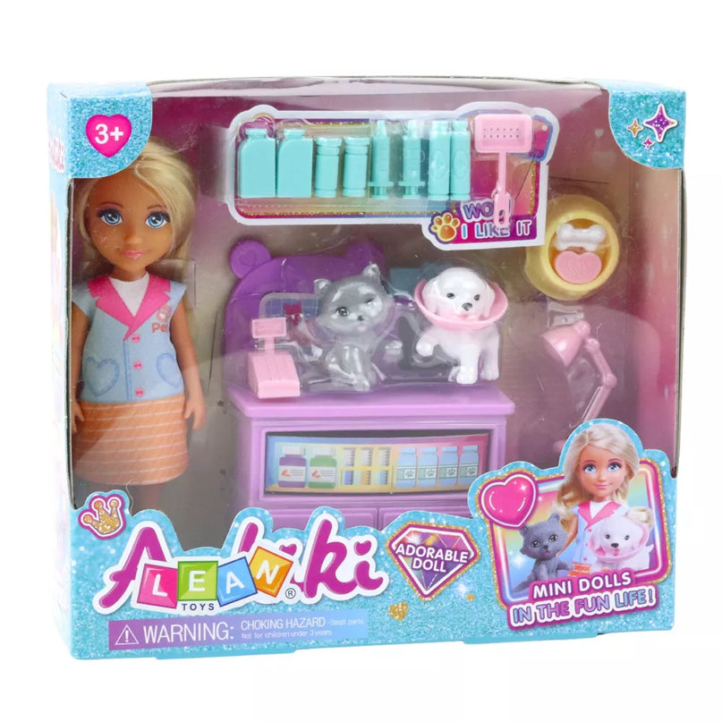 Lėlės veterinarės gydymo rinkinys