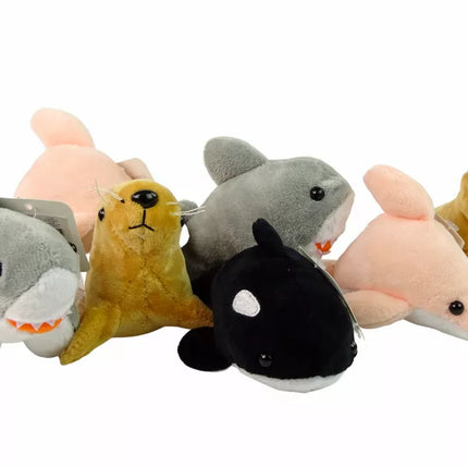 Mini pliušiniai jūrų gyvūnai 4 modeliai