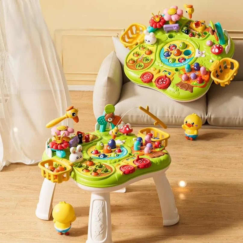 Daugiafunkcinis stalas mažyliams