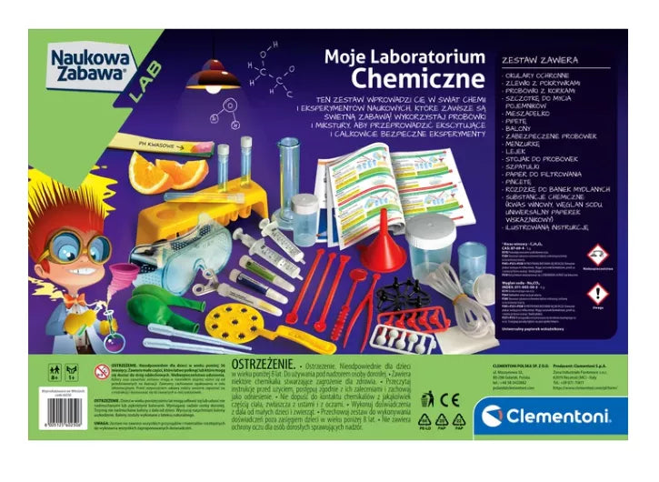 Mano chemijos laboratorijos rinkinys, lenkų kalba