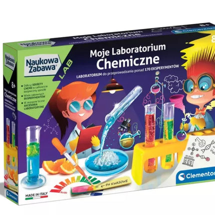 Mano chemijos laboratorijos rinkinys, lenkų kalba