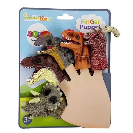 Dinozaurų figūrėlių pirštukų rinkinys