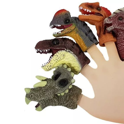 Dinozaurų figūrėlių pirštukų rinkinys