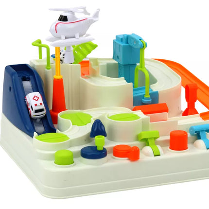 Interaktyvus kliūčių ruožas automobiliams