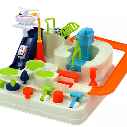 Interaktyvus kliūčių ruožas automobiliams