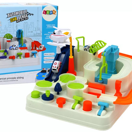 Interaktyvus kliūčių ruožas automobiliams