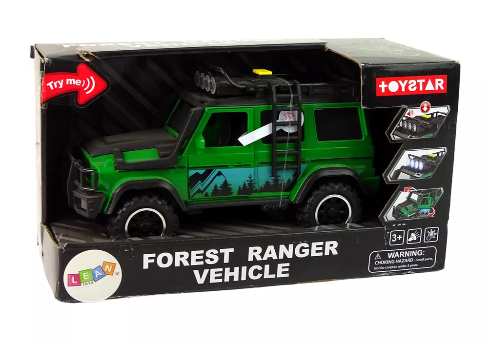 Žalias visureigis su švisos efektu