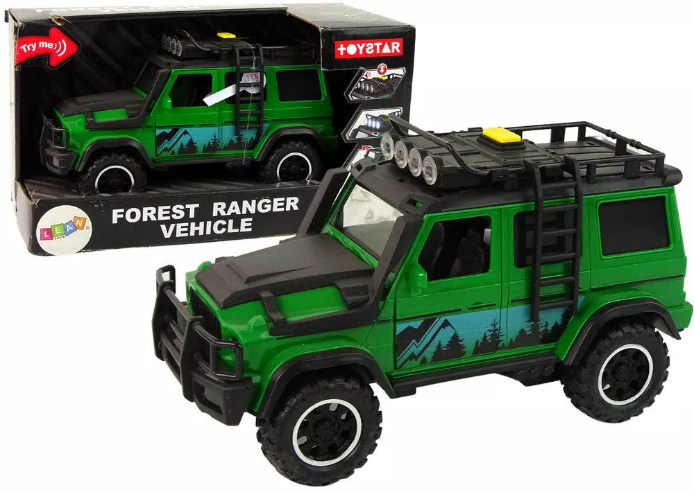 Žalias visureigis su švisos efektu