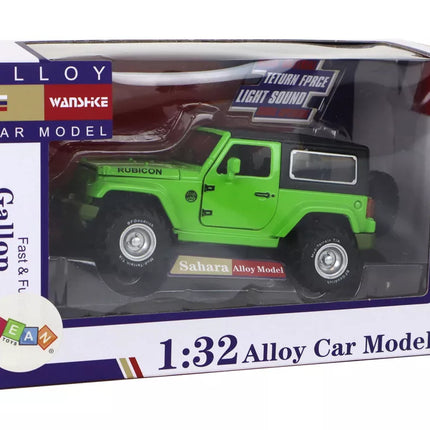 Žalias akumuliatorinis visureigis