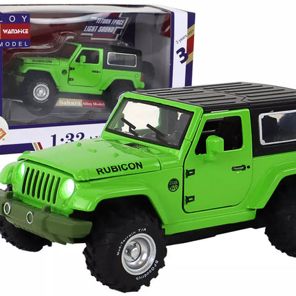 Žalias akumuliatorinis visureigis