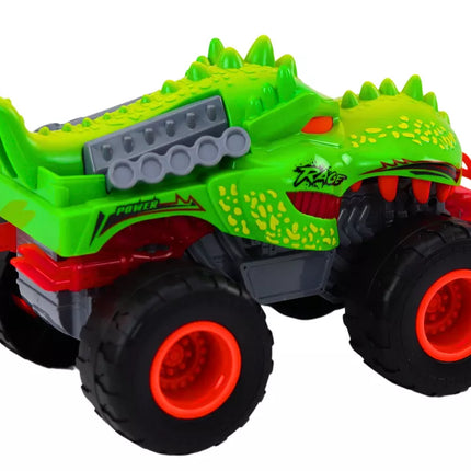 Žalias dinozauro formos visureigis