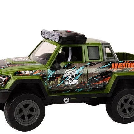 Žalias medžioklės automobilis