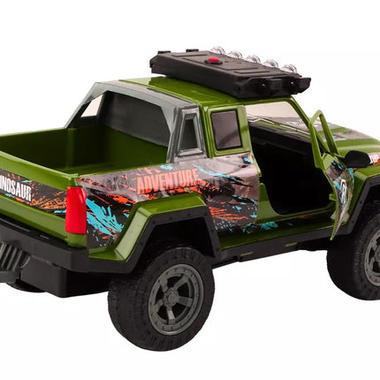 Žalias medžioklės automobilis