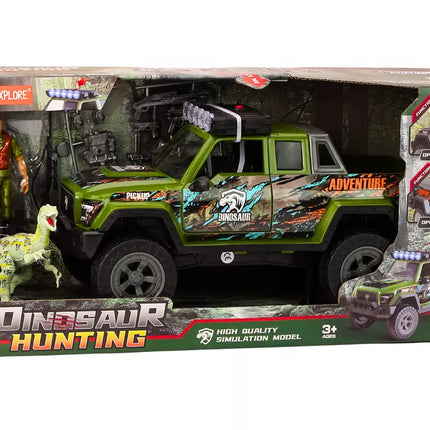 Žalias medžioklės automobilis