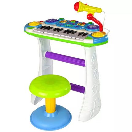 Muzikinis pianinas vaikams su mikrofonu