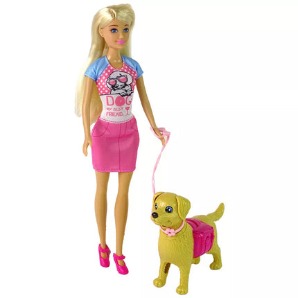 Lėlės rinkyinys su šuniuku