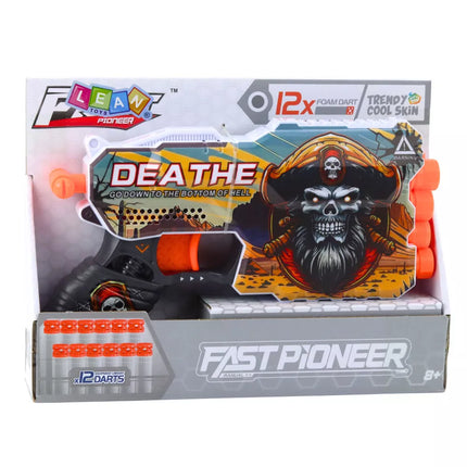 Piratų šautuvas su putplasčio kulkomis