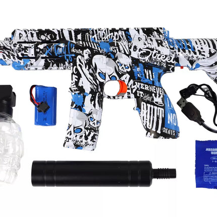 Šautuvas su gelinių kamuoliukų šoviniais