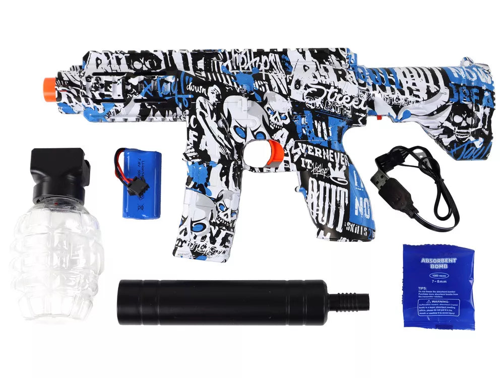 Šautuvas su gelinių kamuoliukų šoviniais