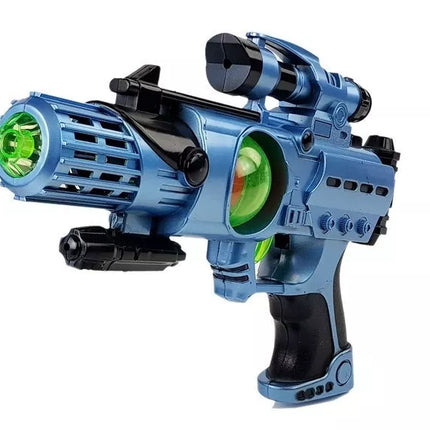 Kosminio kario rinkinys su lazeriniu pistoletu ir kauke