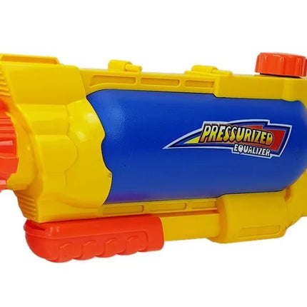 Geltonas-mėlynas vandens šautuvas su bakeliu 1450 ml