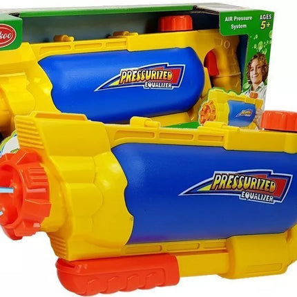 Geltonas-mėlynas vandens šautuvas su bakeliu 1450 ml