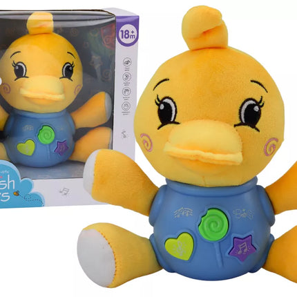 Pliušinis interaktyvus geltonas ančiukas