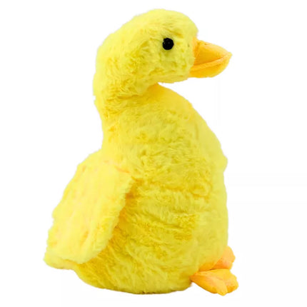 Pliušinis geltonos spalvos žąsis 40 cm