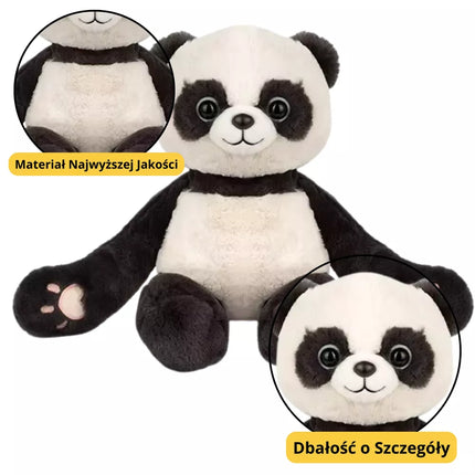 Pliušinė panda su magnetais 23cm