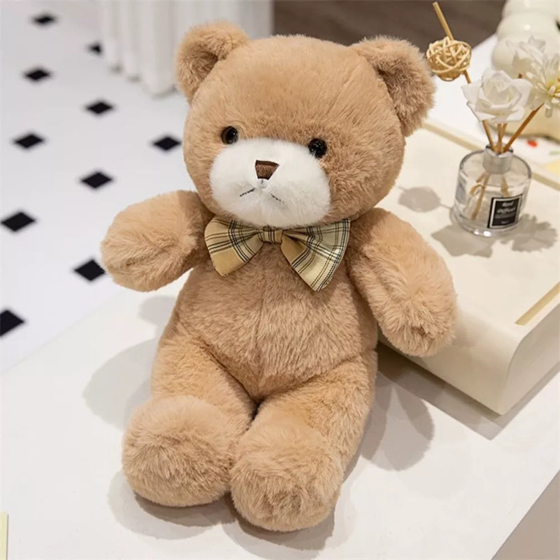 Pliušinis rusvas meškiukas 25cm