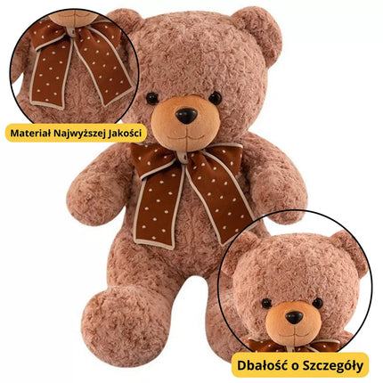 Pliušinis rusvas meškiukas 45cm