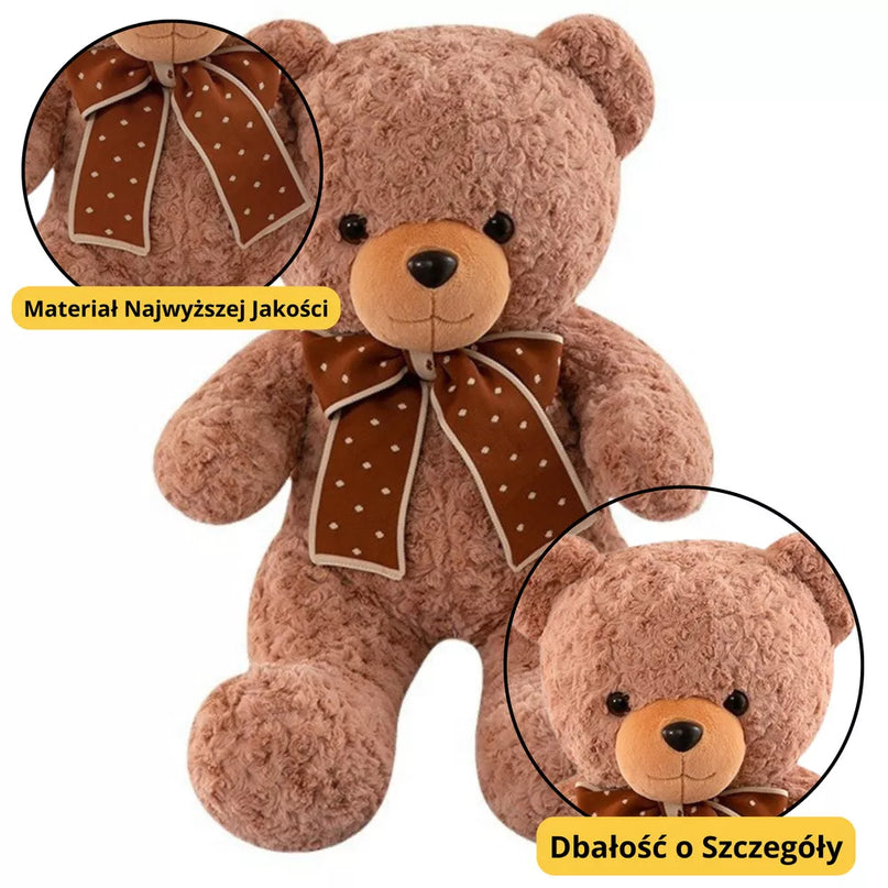 Pliušinis rusvas meškiukas 45cm