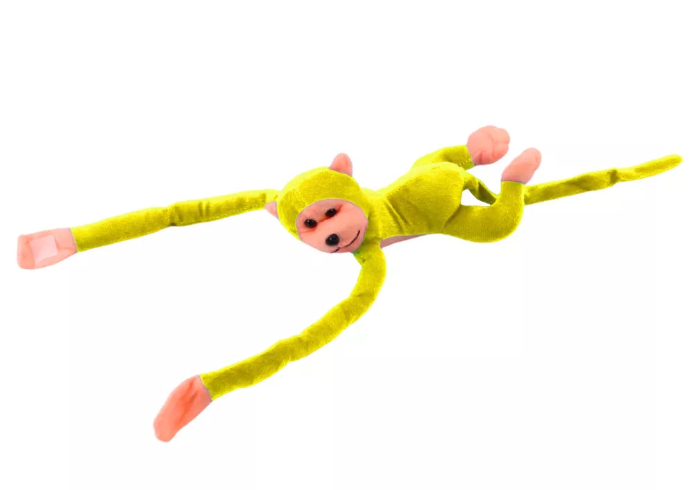 Pliušinė geltona beždžionėlė su garsu