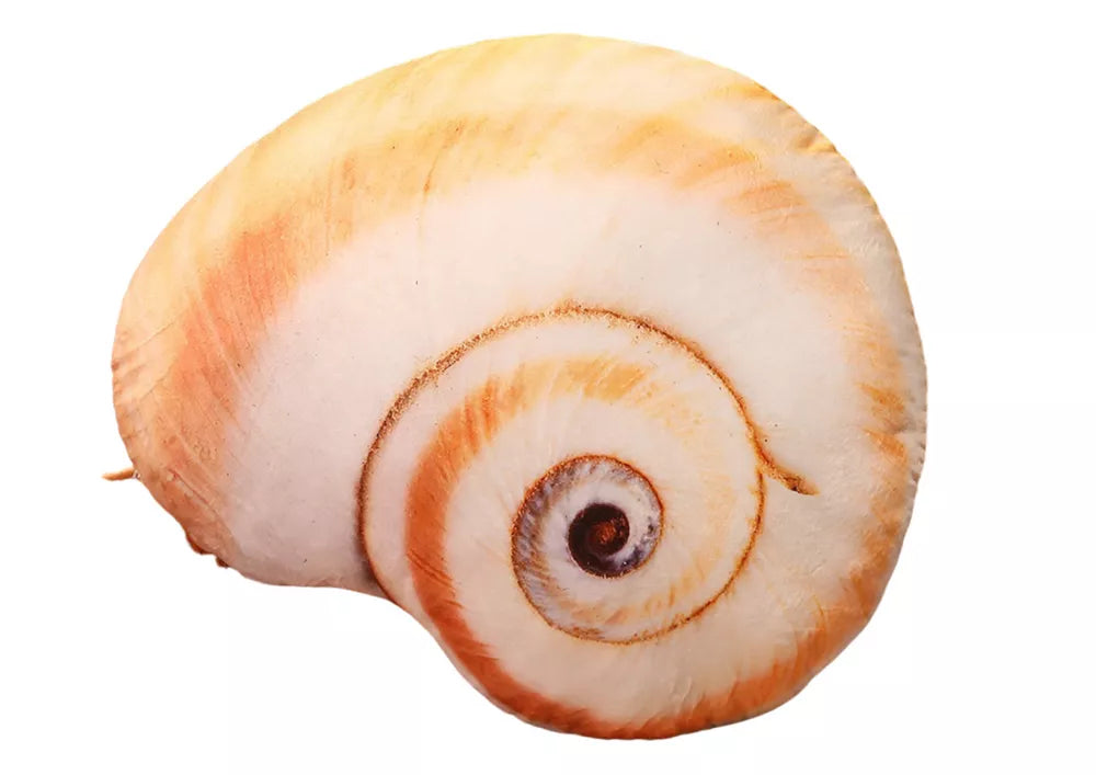 Pliušinis sraigės kriauklės formos žaislas