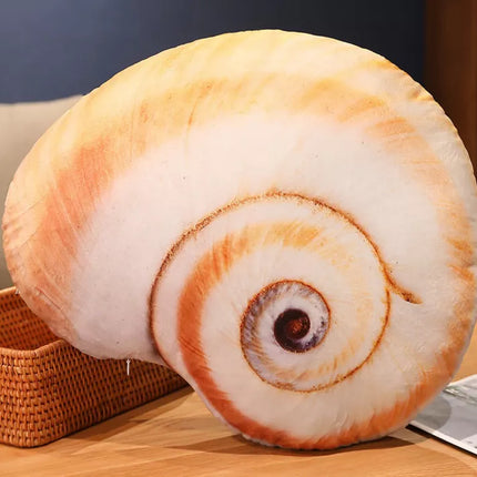 Pliušinis sraigės kriauklės formos žaislas