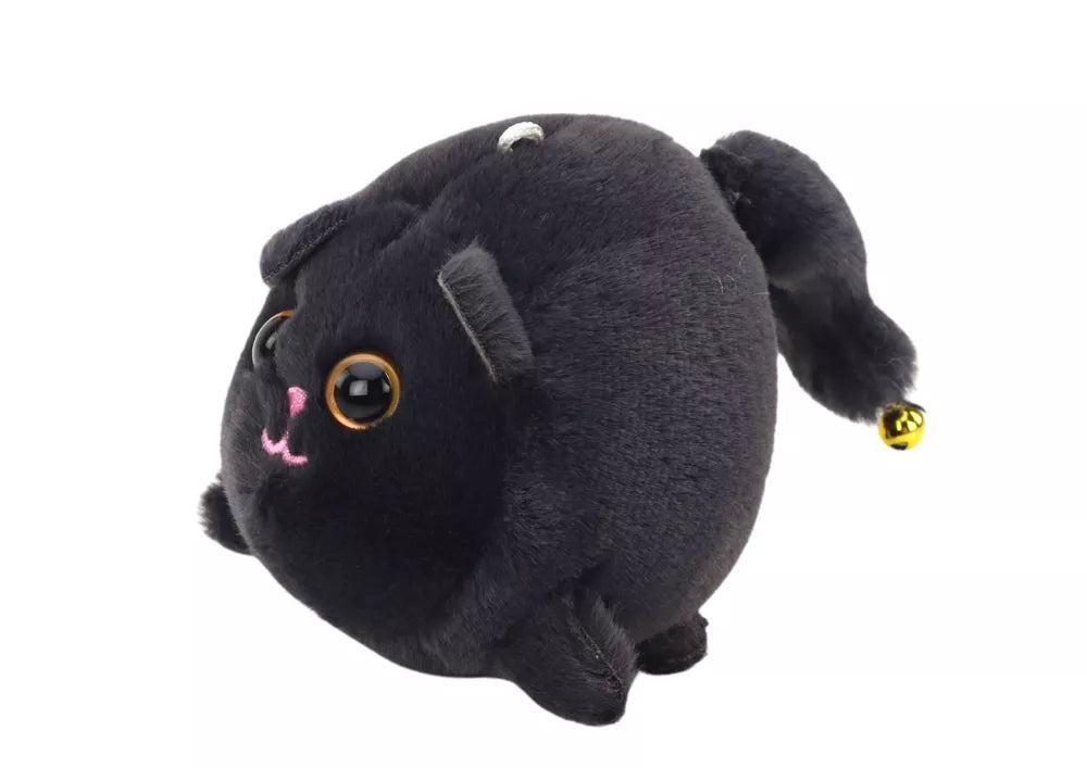 Pliušinis juodas šokinėjantis katinas