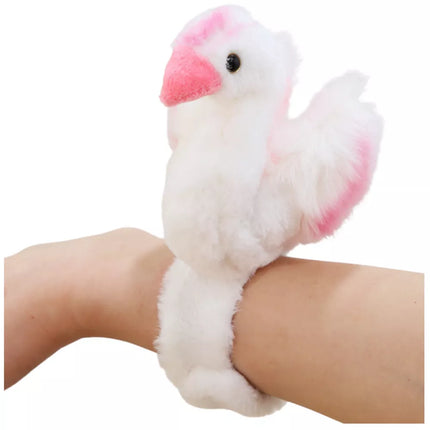 Pliušinė balta gulbė apyrankė