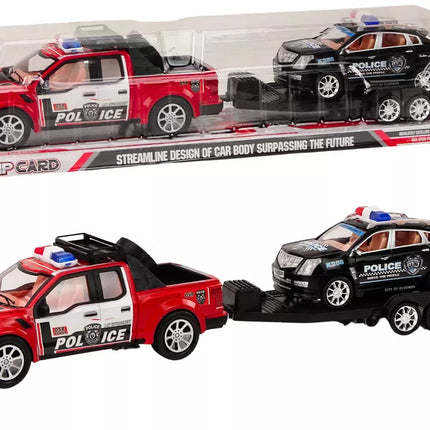 Policijos rinkinys: Policijos pikapas su vilkiku