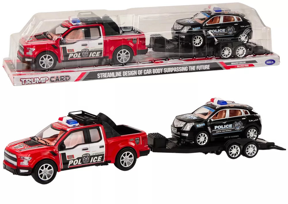 Policijos rinkinys: Policijos pikapas su vilkiku