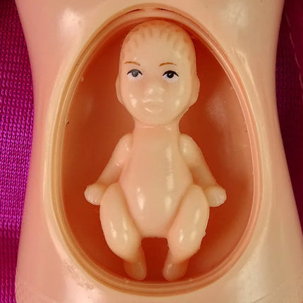 Nėščia lėlė su lėlyte ir priedais