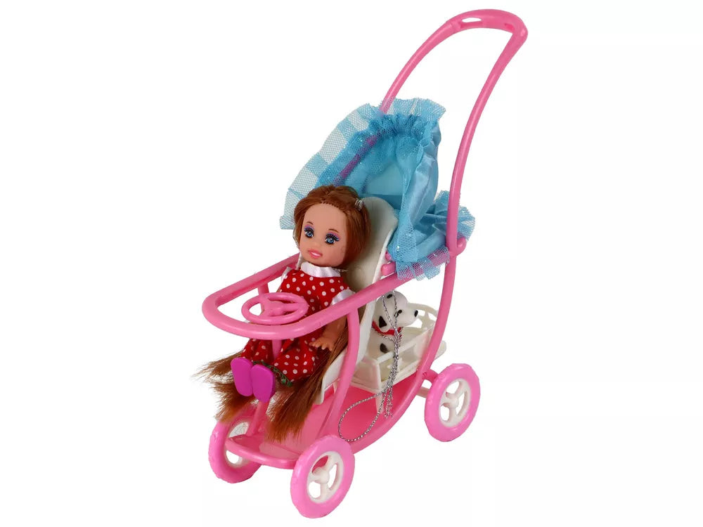 Nėščia mama lėlė Liusė su priedais