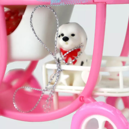 Nėščia mama lėlė Liusė su priedais