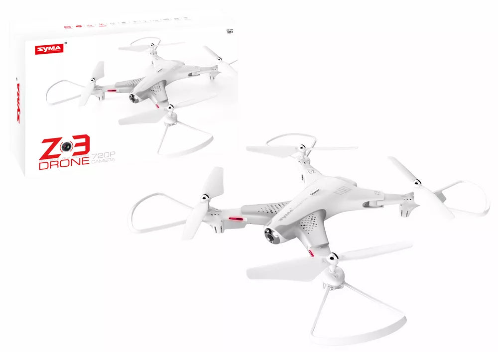 RC dronas Z3 720P kamera balta