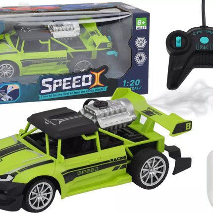 RC Automobilis 1:20 Dūmų Efekto Žalias