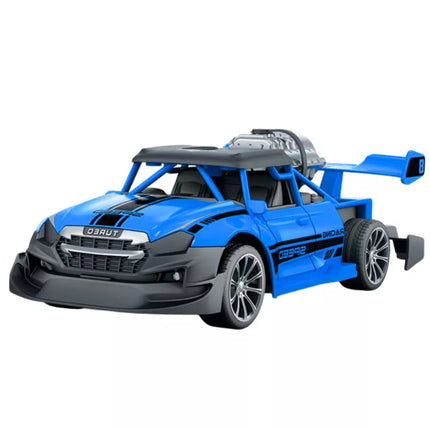 Mėlynas nuotoliniu būdu valdomas automobilis