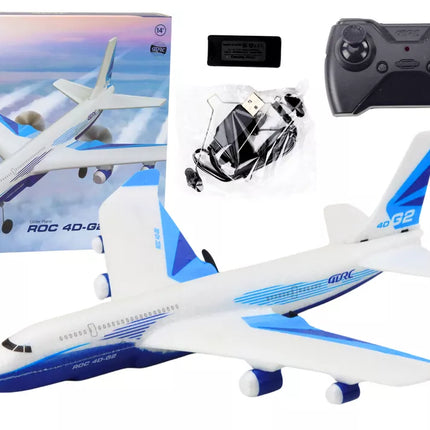 Nuotoliniu būdu valdomas lėktuvas R/C 4D-G2 baltas