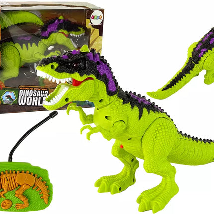 Nuotoliniu būdu valdomas dinozauras su šviesos ir garso efektu